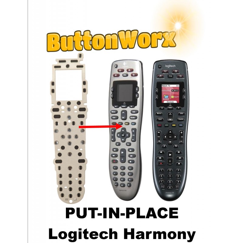 Logitech Harmony 600,650,665,700 Full Button Repair