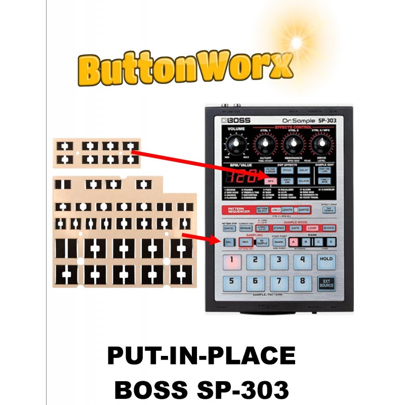 Dr Sample BOSS SP-303 Keypad Repair Membrane