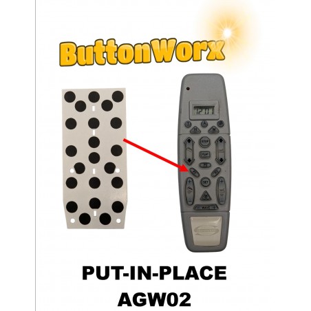 Orthomatic Bed Remote AGW02 Button Repair Membrane