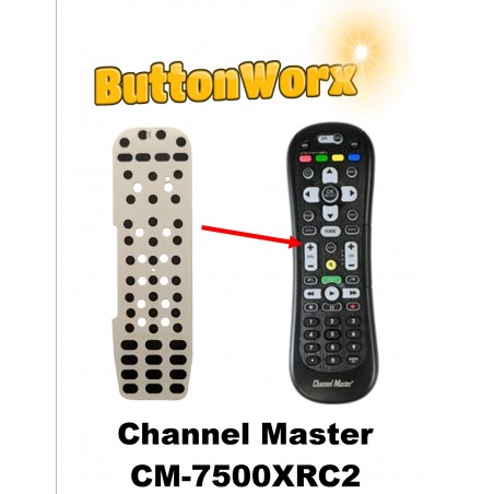 Button Repair for Channel Master for CM-7500XRC2