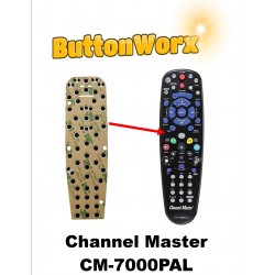 Channel Master Remote Control Button Repair Pad CM-7000PAL