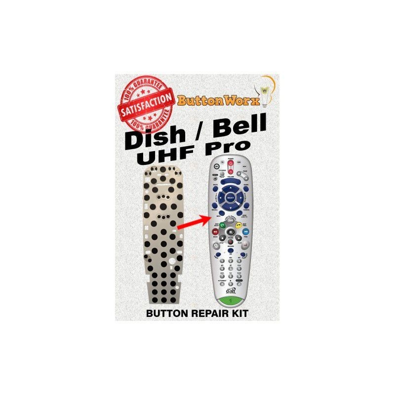DISH/Bell/Telus UHF Pro Remote Control Button Repair Pad DISH/Bell/Telus UHF Pro Remote Control Button Repair Pad