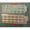 NAPCO Gemini Alarm New Button Membrane