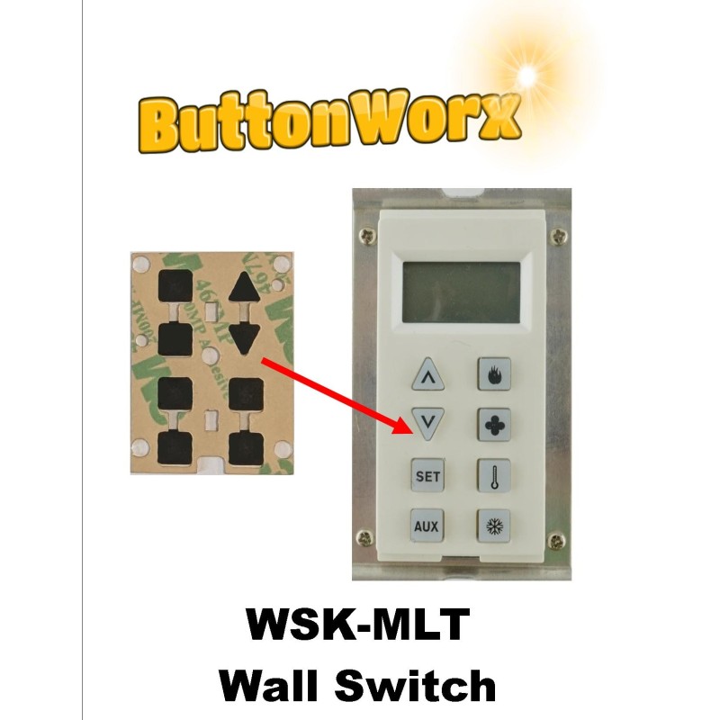 WSK-MLT Wall Switch Button Repair Membrane WSK-MLT Wall Switch Button Repair Membrane
