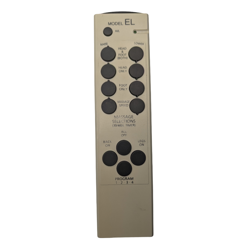 Model EL Bed Remote Information