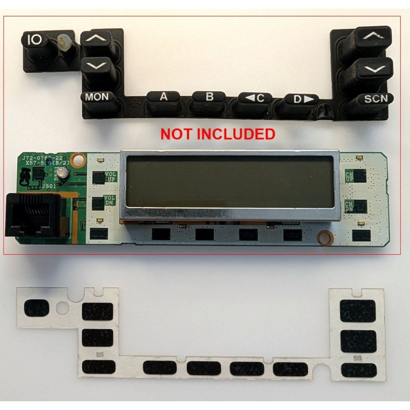 Kenwood TK-880 Keypad Button Repair
