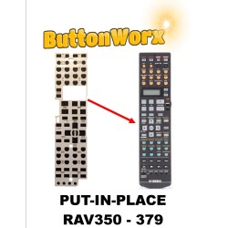 Yamaha RAV350 RAV360 RAV370 Series Remote Control Button Repair Pad