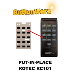Rotec RC101 Remote Control Button Repair Membrane