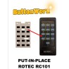 Rotec RC101 Remote Control Button Repair Membrane