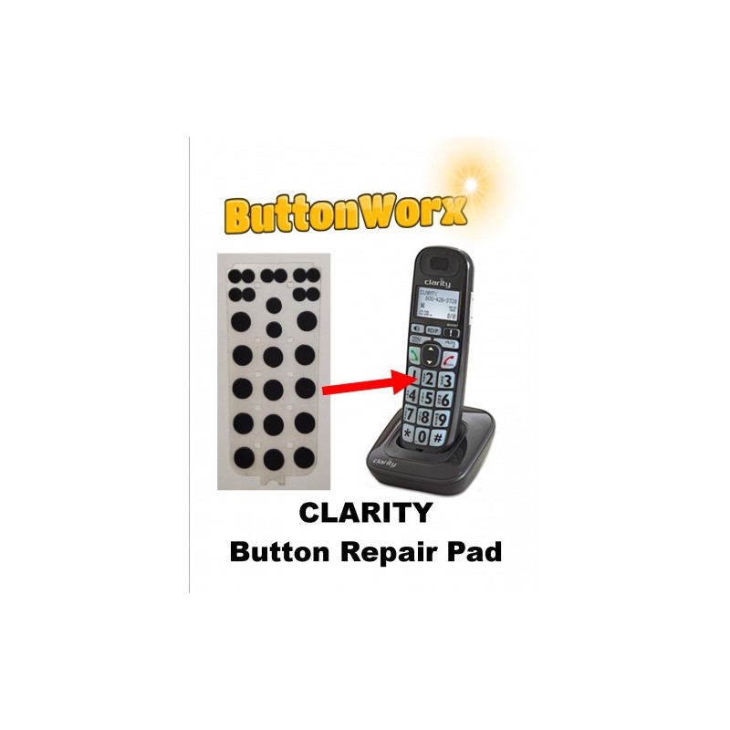 Clarity Cordless Phone Button Repair D700 Series