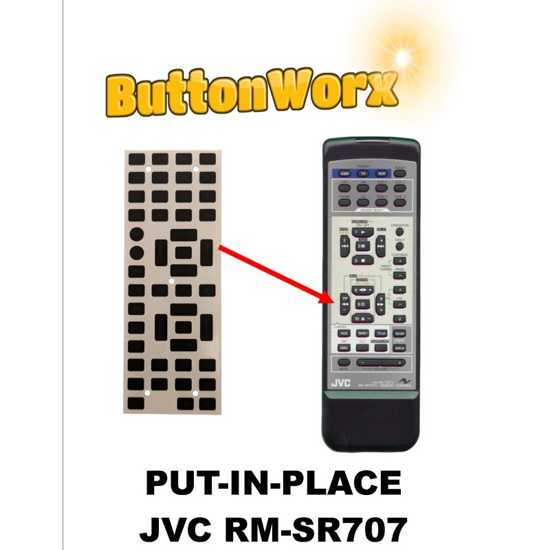 Button Repair for JVC RM-SR707U Remote Control