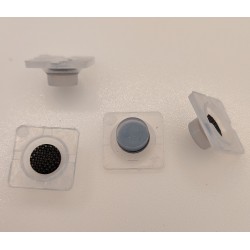 Individual 12mm Rubber Button With 6mm Conductor