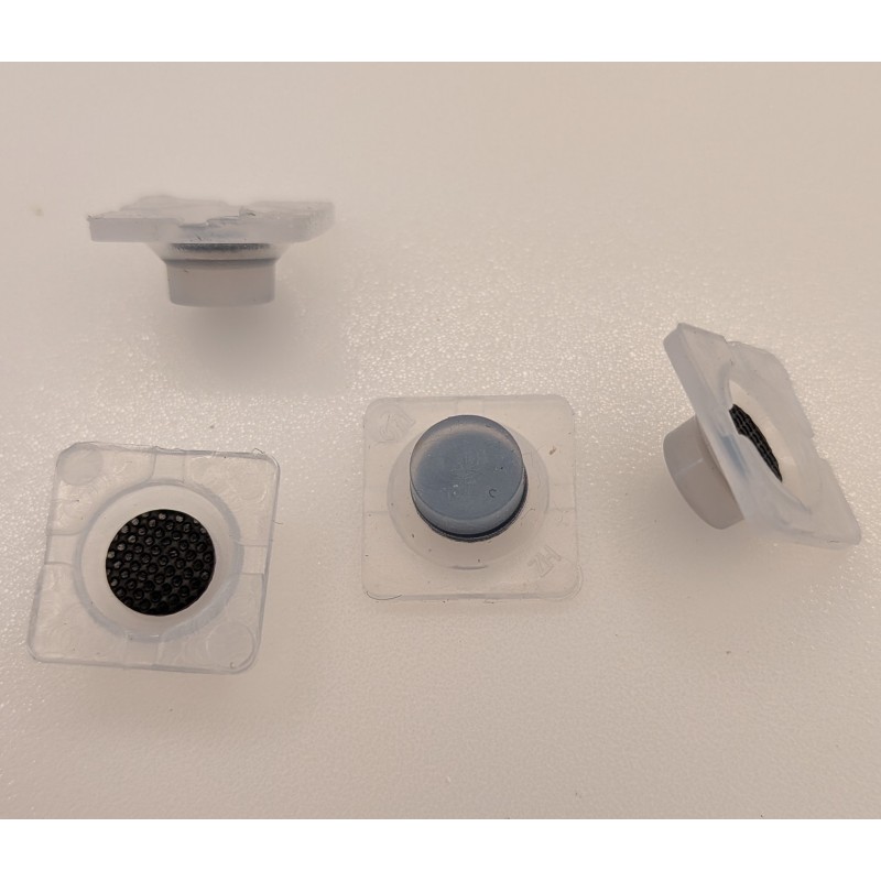 Individual 12mm Rubber Button With 6mm Conductor