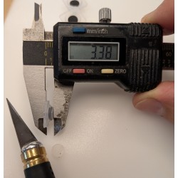 Individual 12mm Rubber Button With 6mm Conductor