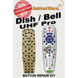 DISH / Bell / Telus UHF Pro Almohadilla de reparación del botón de control remoto