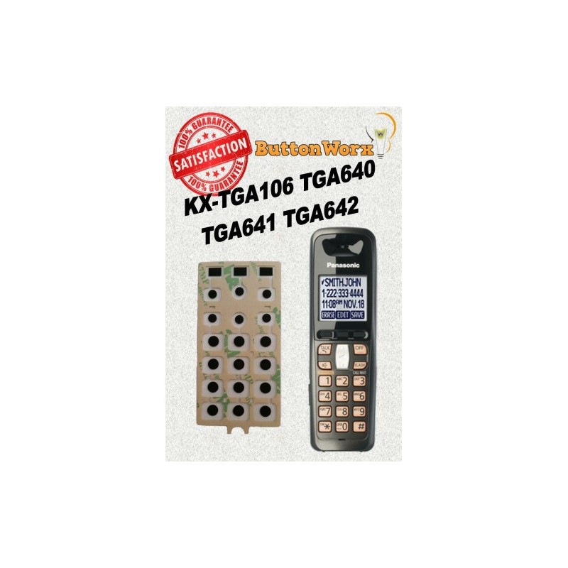 Panasonic KX-TGA106 / TGA640-643 Keypad Button Repair Pad