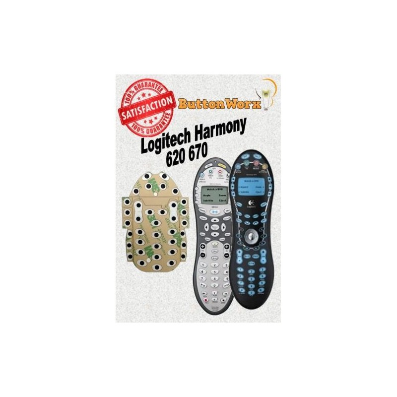 Logitech Harmony 620 670 Button Repair