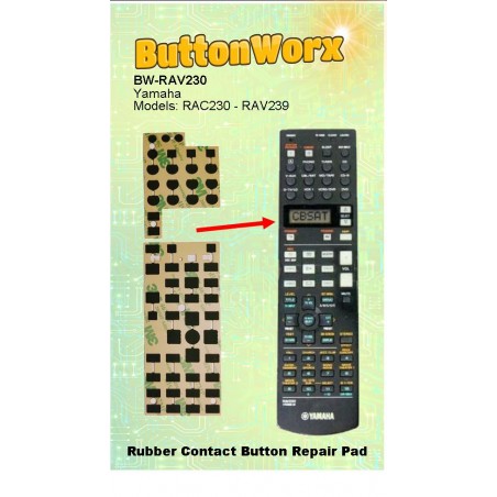 Yamaha RAV230 Series Remote Control Button Repair Pad