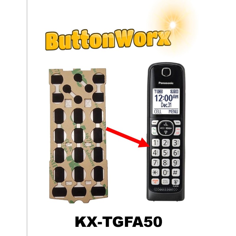 Membrane Keypad Button Repair Pad KX-TGFA50 KX-TGFA51 KX-TGFA61