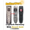 Logitech Harmony 600,650,665,700 ButtonWorx™ Button Repair With Deoxit Gold Swab