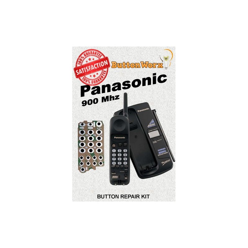 Panasonic KX-TC1400 900Mhz Keypad Button Repair - Fit's Many Models