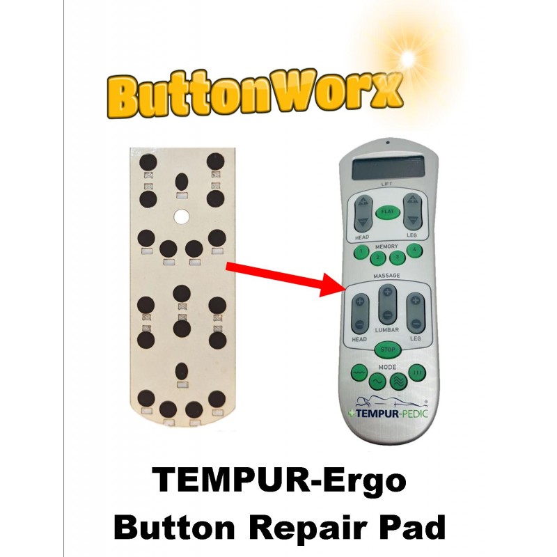 TEMPUR-PEDIC Ergo Remote Button Repair Membrane