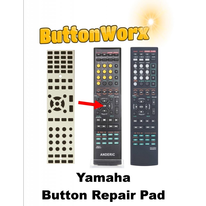 Yamaha RAV280 Series Remote Control Full Button Repair Pad