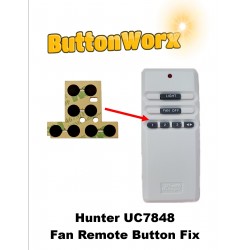 Hunter UC7848 Fan Remote Button Repair