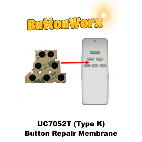 Hampton Bay UC7052T K Fan Remote Button Repair