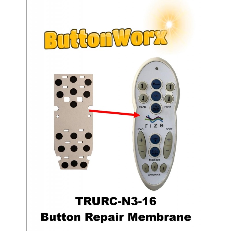 TRURC-N3-16 Remote Button Repair Membrane