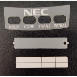 NEC DTL-8R button label sticker