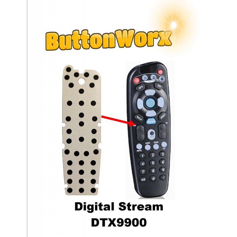Digital Stream DTX9900 Button Repair Membrane