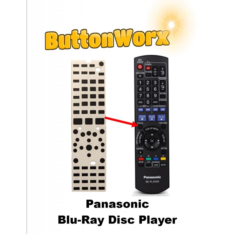 Panasonic Blu-Ray DVD TV Remote Button Repair