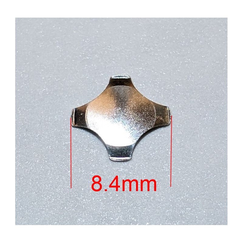 Snap Dome Cross Shape 8.4mm