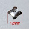 Snap Dome Cross Shape 12mm With Hole