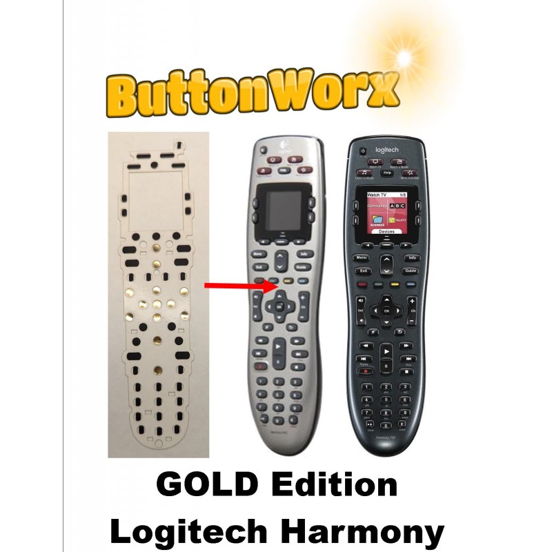 *GOLD* Logitech Harmony 600,650,665,700 Button Repair