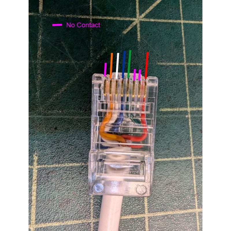Sofa Remote Rj45 Linak (Serta and more) 6-btn Wired Bed Remote Rj45