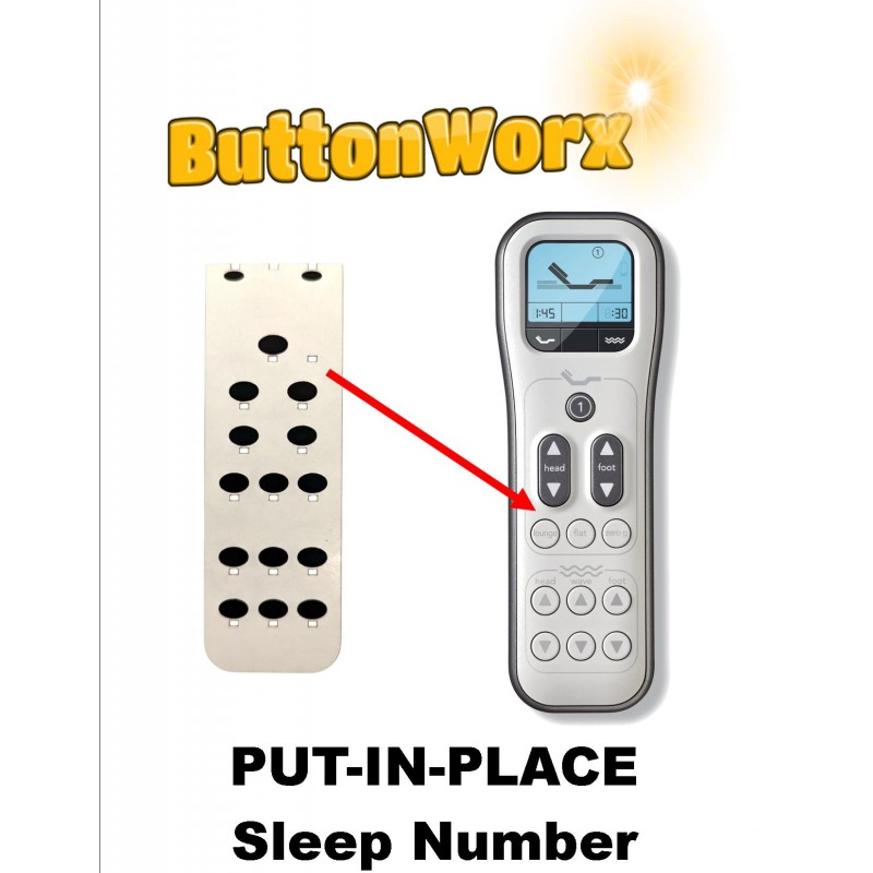 Button Repair LPM-1000G Sleep Number Bed Remote